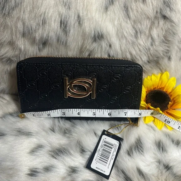 NWT Safiano Bebe Black Wallet - Picture 5 of 7